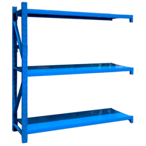 輕型貨架副架2000×600×2000mm(三層,200kg/層,藍色)