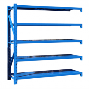 輕型貨架副架2000×600×2000mm(五層,200kg/層,藍色)