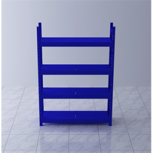 重型貨架主架2000×600×2000mm(四層,1T/層,藍色)