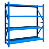 中型貨架主架2000×600×1800mm(四層,300kg/層,藍色)