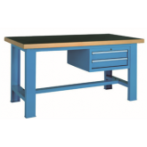 重型工作臺高分子桌板帶兩吊抽，GF1500-B，GF1800-B，GF2000-B