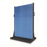 固定型雙面物料架960×630×1450mm(2方孔4百葉)，KR-2324