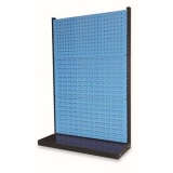 固定型單面物料架960×375×1450mm(1方孔2百葉)，KR-1312