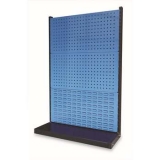固定型單面物料架960×375×1450mm(2方孔1百葉)，KR-1321